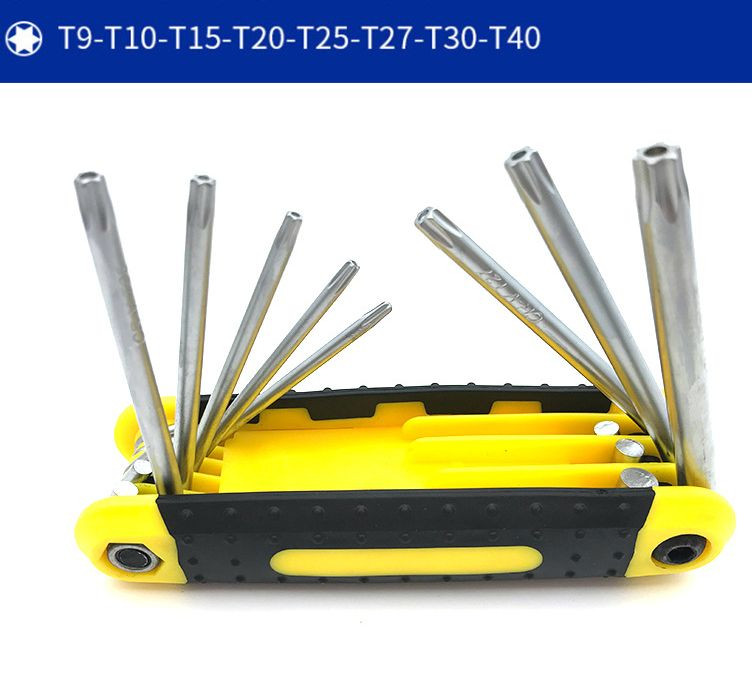 Набор складных TORX ключей 8шт