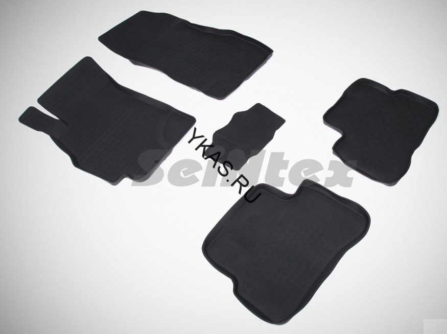 Коврики резиновые   Hyundai Accent  2000-2012г. БОРТ