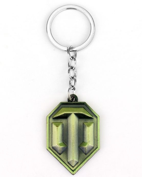 Брелок World of Tanks  (1 кольцо) логотип Бронза
