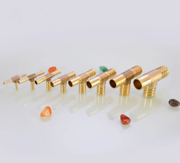 Аварийный переходник ёлочка T-образный  25мм, медь