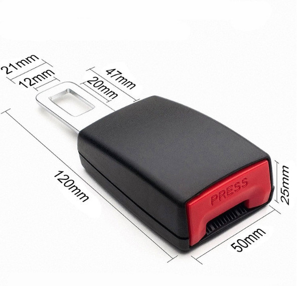 Блокировка гнезда ремня безопасности  с вставкой (1шт) (высокое качество)