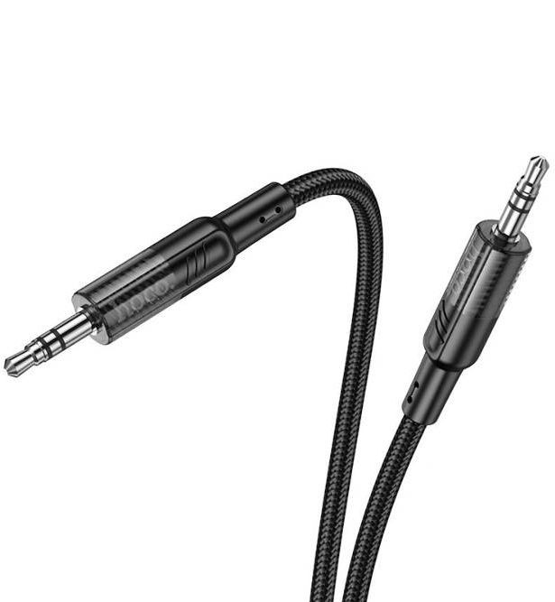 Кабель стерео HOCO UPA27   AUX-AUX  1.2м. черный