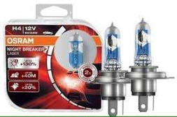 Лампа OSRAM 12V H4 60/55W NBL LASER BOX P43t (2шт.) (+130%)