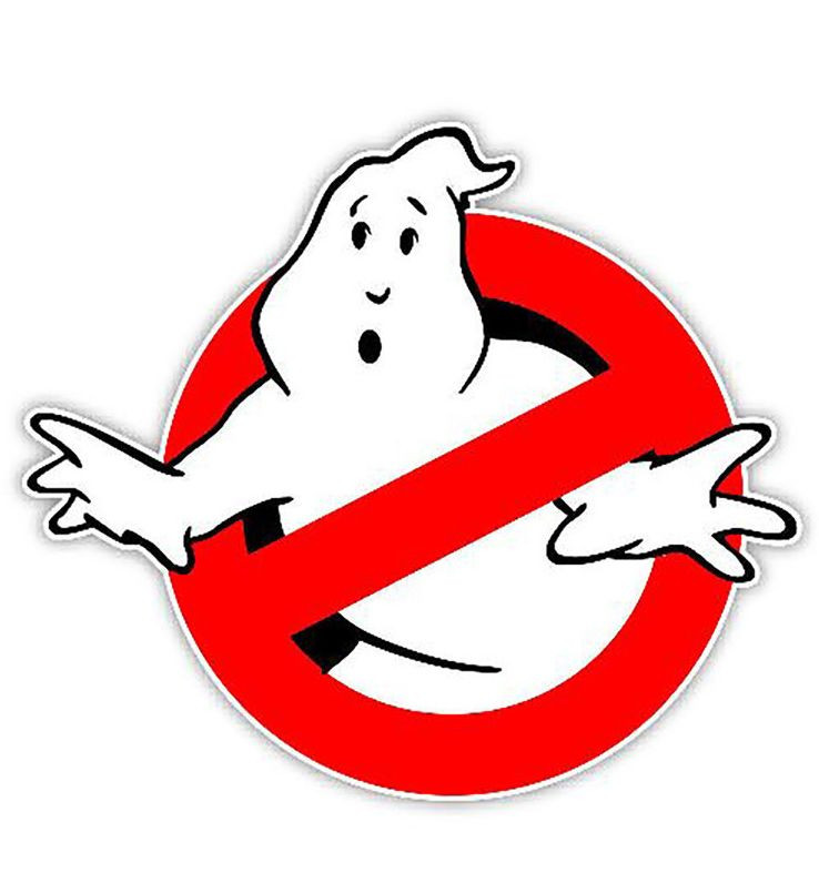 Наклейка "Приведение"   (11*13см)