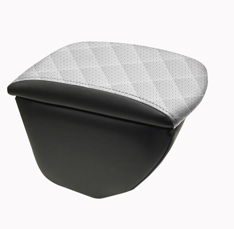 Подлокотник мод. Chevrolet / Daewoo Lanos c 1997г.-  чёрный/белый/белый  РОМБ