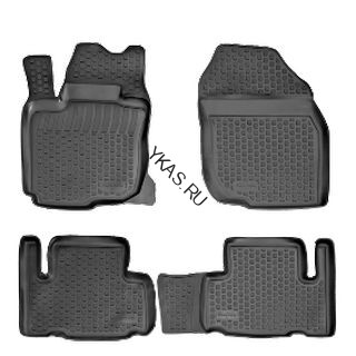 Коврики резиновые   Toyota RAV-4 III (LWB) 2006-2008г. тэп корыто