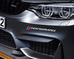 Наклейка "BMW M Performance"  28см. белый