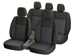 Авточехлы   Chevrolet  Lanos  c 2005г-  (гобелен) светло-серый