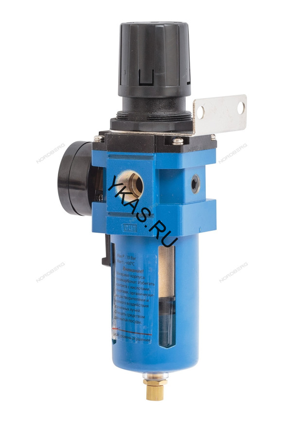 Фильтр воздушный с редуктором NORDBERG NP8214 (1/2", 4000 л/мин)