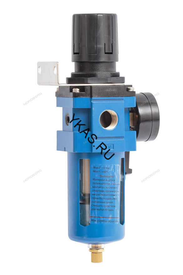 Фильтр воздушный с редуктором NORDBERG NP8214 (1/2", 4000 л/мин)