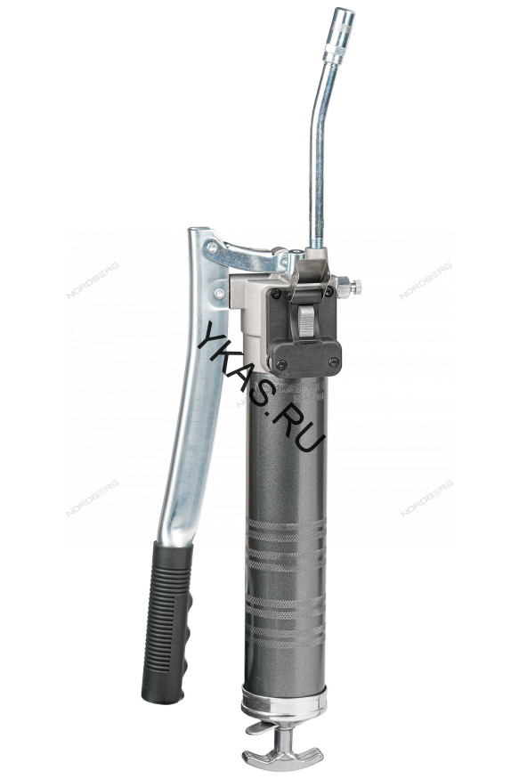 Шприц плунжерный NORDBERG NO2405 для густой смазки с быстросъёмным соединением головки на тубу (400 мл) 