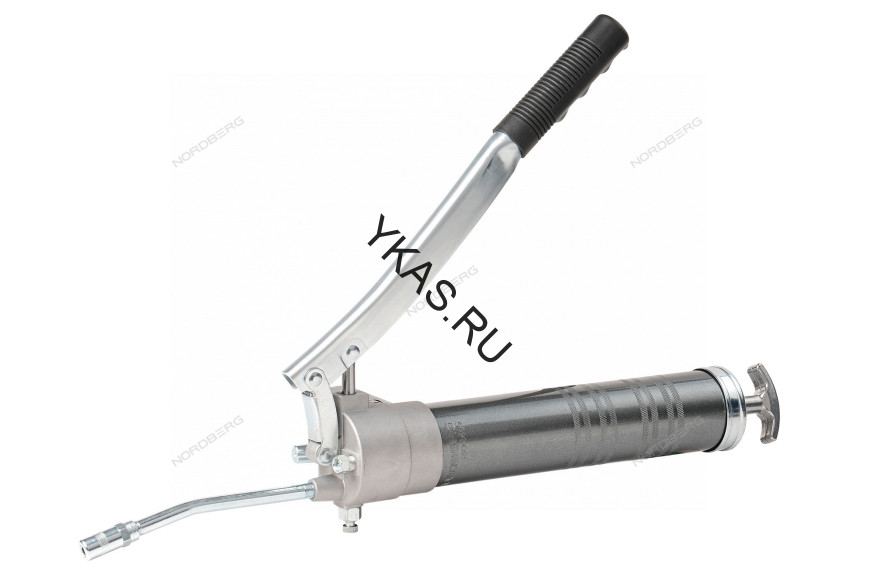 Шприц плунжерный NORDBERG NO2405 для густой смазки с быстросъёмным соединением головки на тубу (400 мл) 