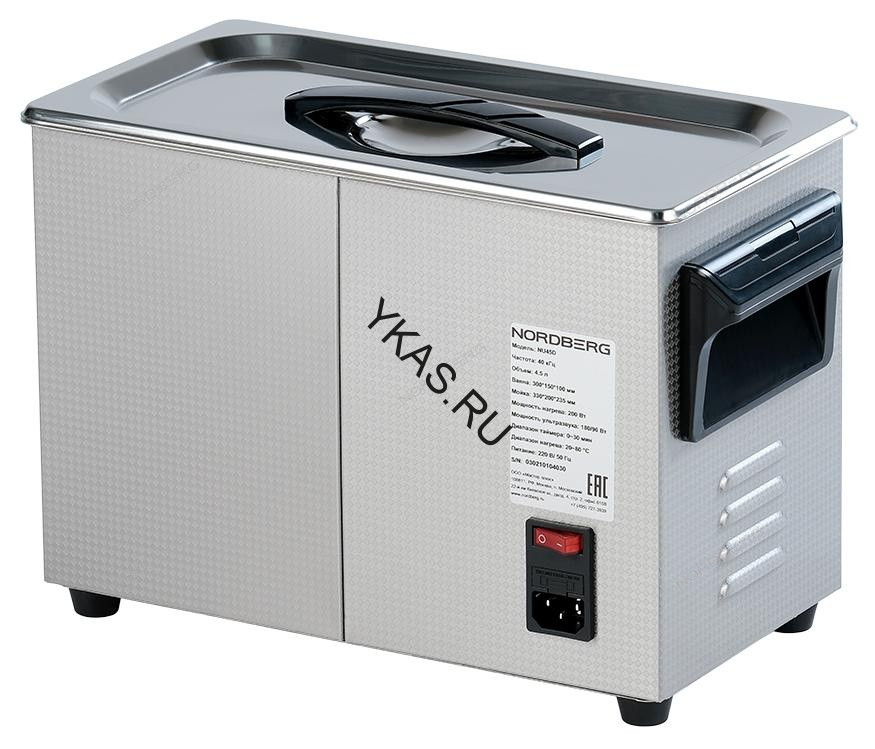 Ультразвуковая ванна NORDBERG NU45D с подогревом и дегазацией (4,5 л)