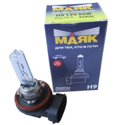 Лампа МАЯК 12V H9 65W РGJ19-5 (1шт)