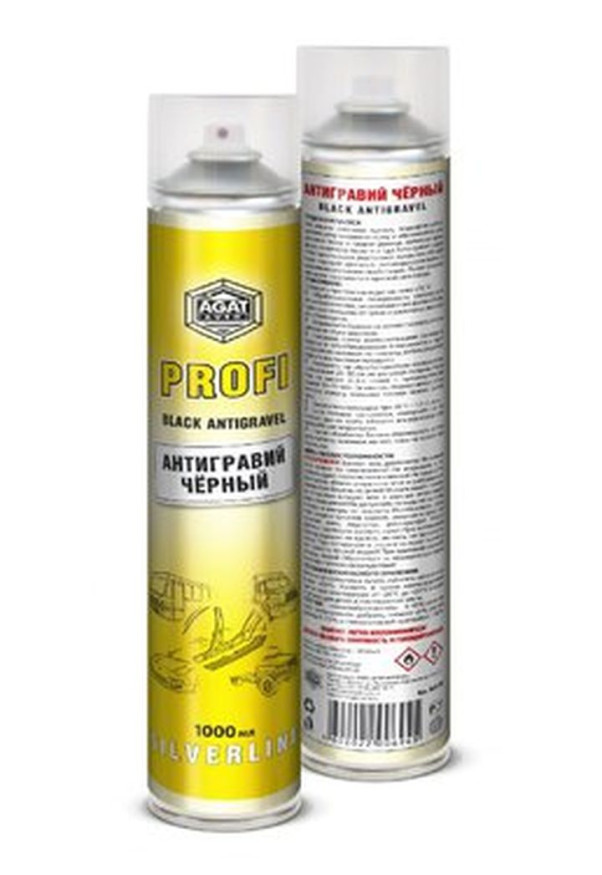 AGAT  SILVERLINE  Антигравий чёрный (аэрозоль) 1000мл