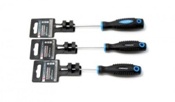 FORSAGE. Отвертка шлицевая магнитная 5.5х 75мм на пластиковом держателе