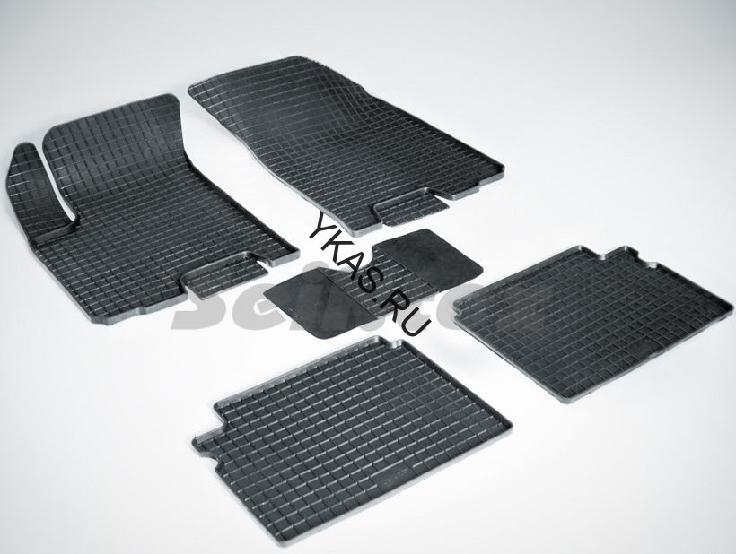 Коврики резиновые   Chevrolet Aveo 2003-2011г.  СЕТКА