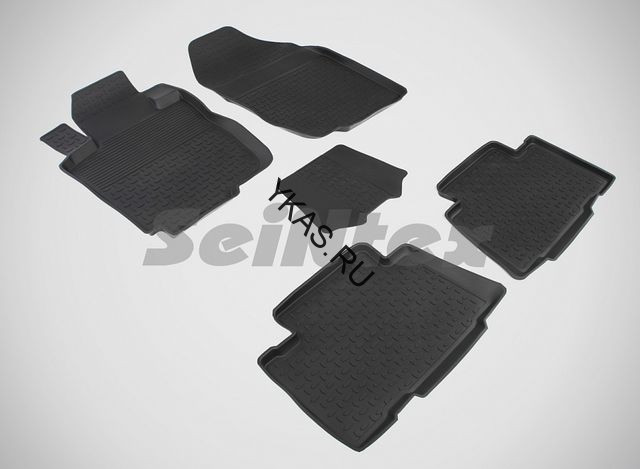 Коврики резиновые   Toyota RAV-4 III рест. 2008-2012г.  БОРТ