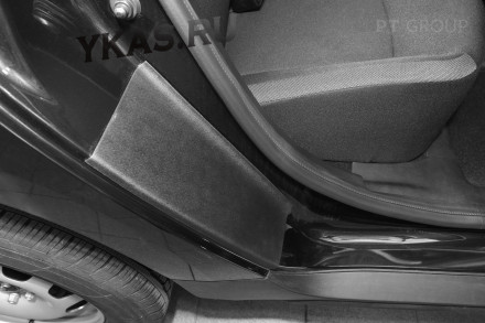 Накладки в проем задних дверей на арки (2 шт) (ABS) RENAULT Duster 2021- предзаказ