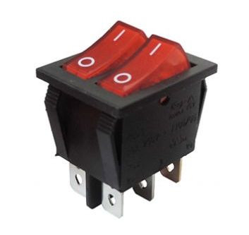 ЭТ Кнопка FOTEK 31,5x26мм, двухклавишная кнопка 16A