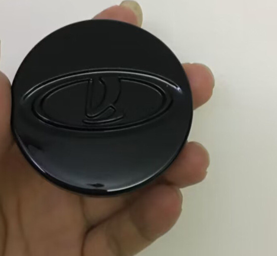 Заглушка (колпачок) на литой диск мод. LADA  черный  ( D56)