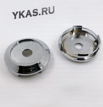 Заглушка (колпачок) на литой диск D70, наружн. d=70мм, внутр d=64мм. серый