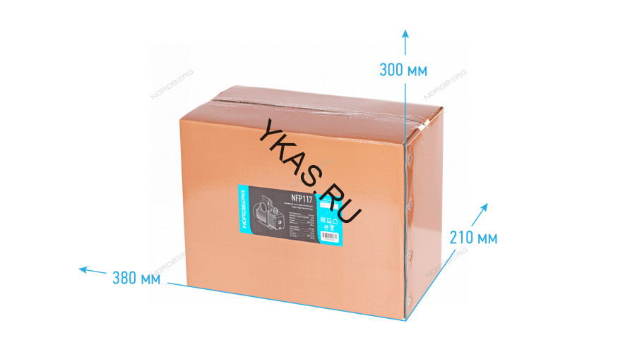 Одноступенчатый вакуумный насос NORDBERG NFP117 (170 л/мин)