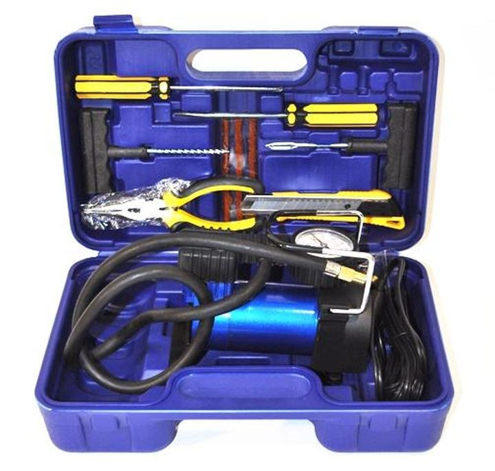 Компрессор  АС 575 МА  в КЕЙСЕ с набором инструментов