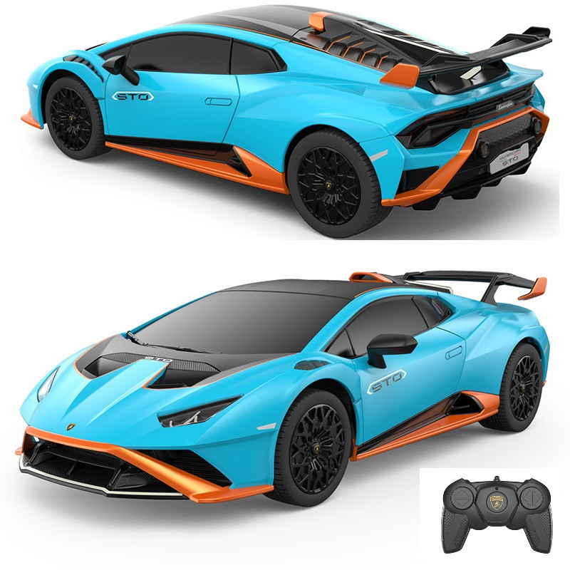 Машинка на радиоуправлении Lamborghini Huracan 18,9*9,3*5,2см (работает от батареек АА 5шт)