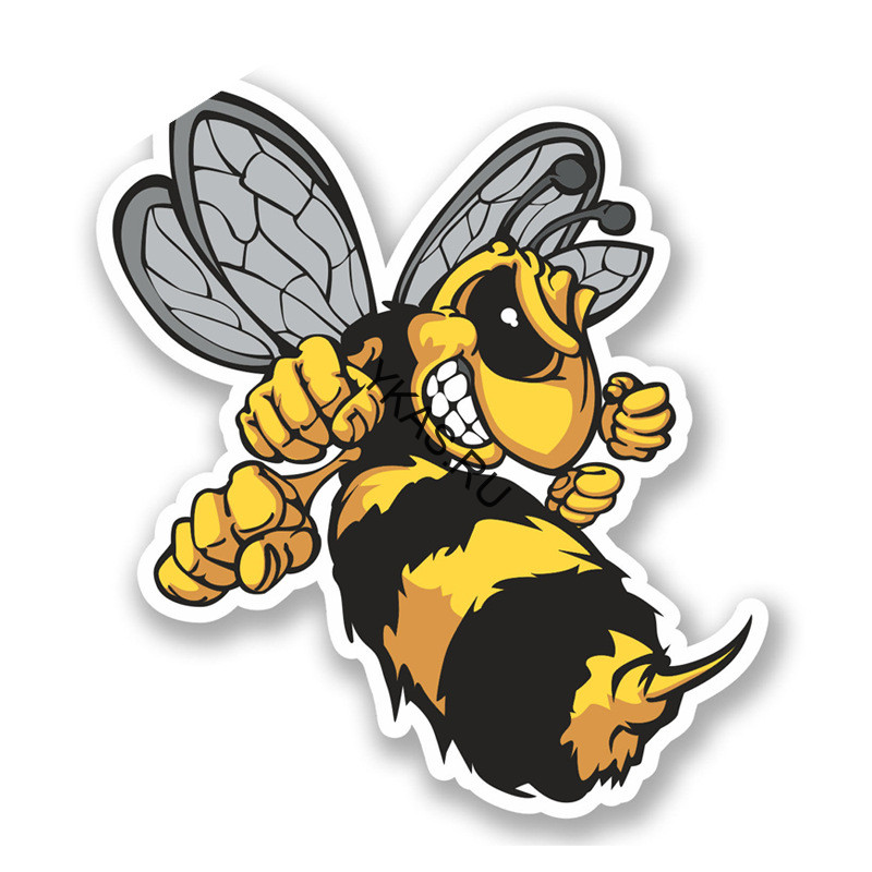 Наклейка "Пчела" №10   (см)  Желтый