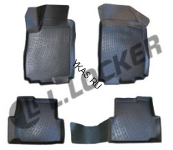 Коврики резиновые   Chevrolet Aveo II с 2012г-   тэп.корыто