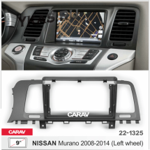 Переходная рамка CarAv 22-1325 9' NISSAN Murano 2008-2014 (левый руль)  предзаказ