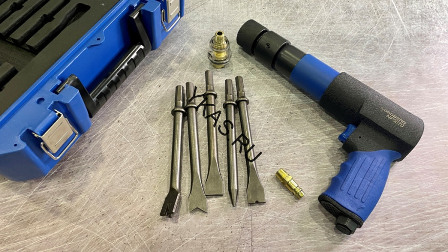 Пневмозубило NORDBERG NP5070K в кейсе (с комплектом насадок)