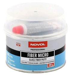 Шпатлёвка Novol FIBER MIKRO со стекловолокном 0,5кг (большей эластичность чем FIBER )