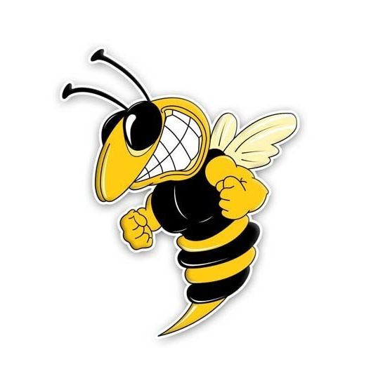 Наклейка "Пчела" №11   (см)  Желтый