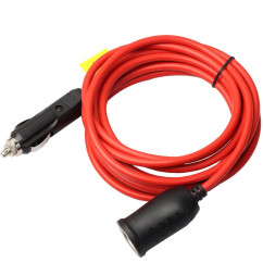 Переходник-удлинитель прикуриватель- прикуриватель 12V  3м. красный