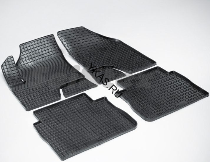 Коврики резиновые   Hyundai Santa Fe  2006-2010г.  СЕТКА