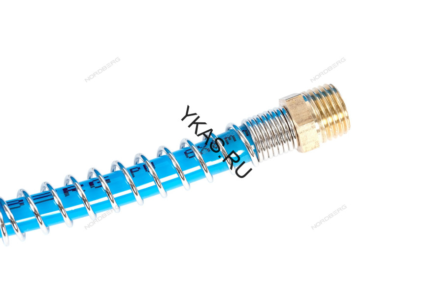 Шланг полиуретановый спиральный NORDBERG HS0606PU (6х8 мм, 6 м)