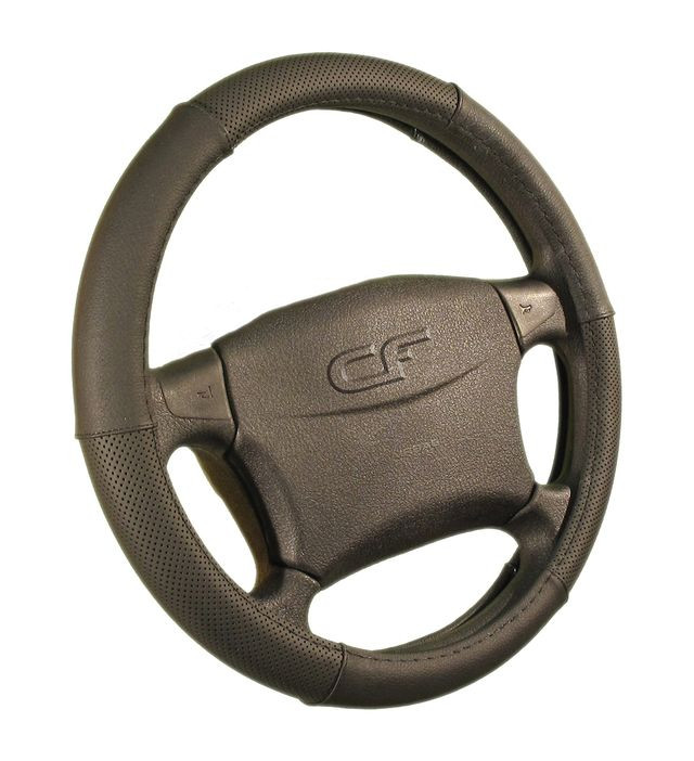 Оплетка на руль   CF  NATURE - M, Чёрный (кожа)