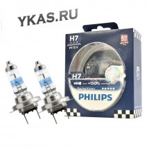 Автолампа Philips 12V   H7    55W  PX26d  Racing Vision (+150% света) Set 2 pcs.