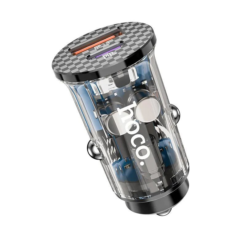АЗУ  HOCO  1USB+ Type-C (QC3.0/ 42.5w) Карбон