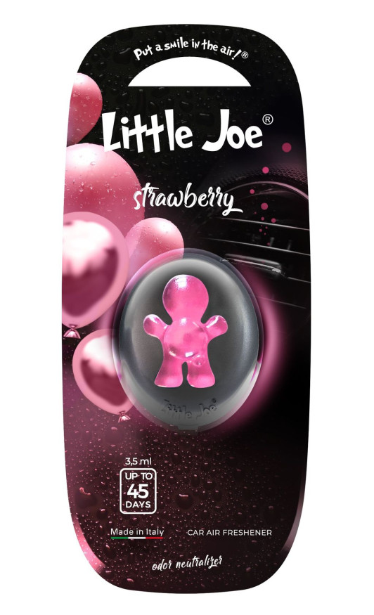 Осв.воздуха Little Joe на дефлектор (мембранный)  Клубника