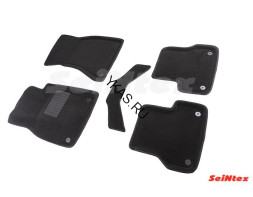 Коврики  Audi A-6 (C7)  2011-2017г.  /компл.5шт./осн.резин./  3D