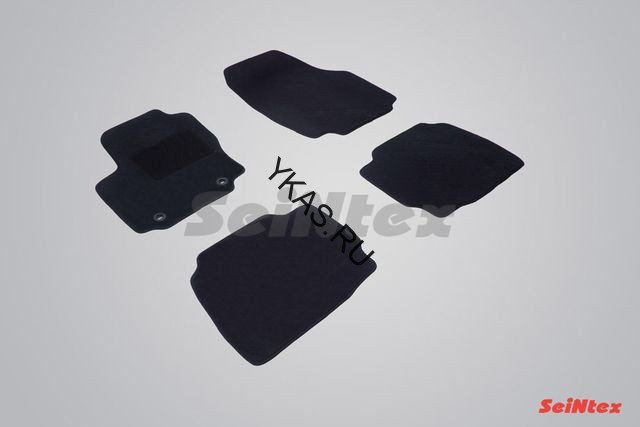 Коврики текстильн. Ford Mondeo IV 2007-2015г. /компл.4шт./осн.резин./ LUX