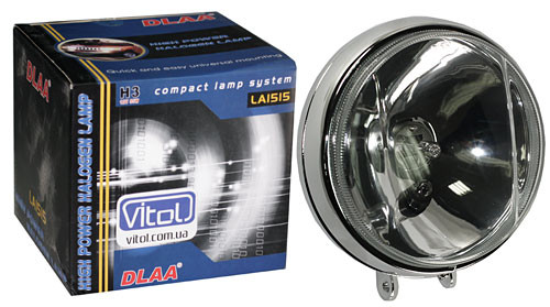 Фары доп. DLAA 1515 W/H3 12V 55W +T10 12V 5W  1шт