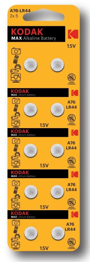 Батарейки Kodak   часовые AG13 (357) LR1154, LR44  цена за 10шт.