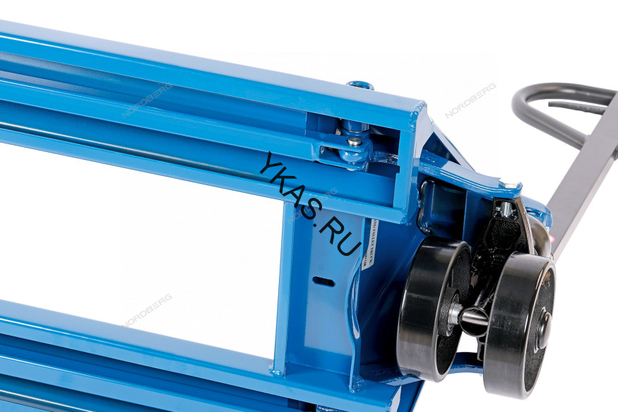 Тележка складская (рохла) гидравлическая NORDBERG N3905-25 с полиуретановыми колесами