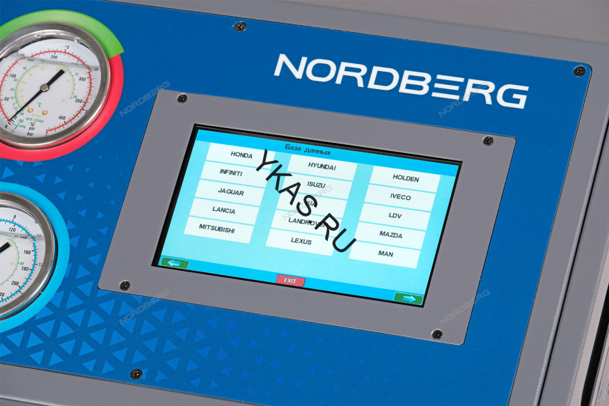Автоматическая установка для заправки автомобильных кондиционеров NORDBERG NF14