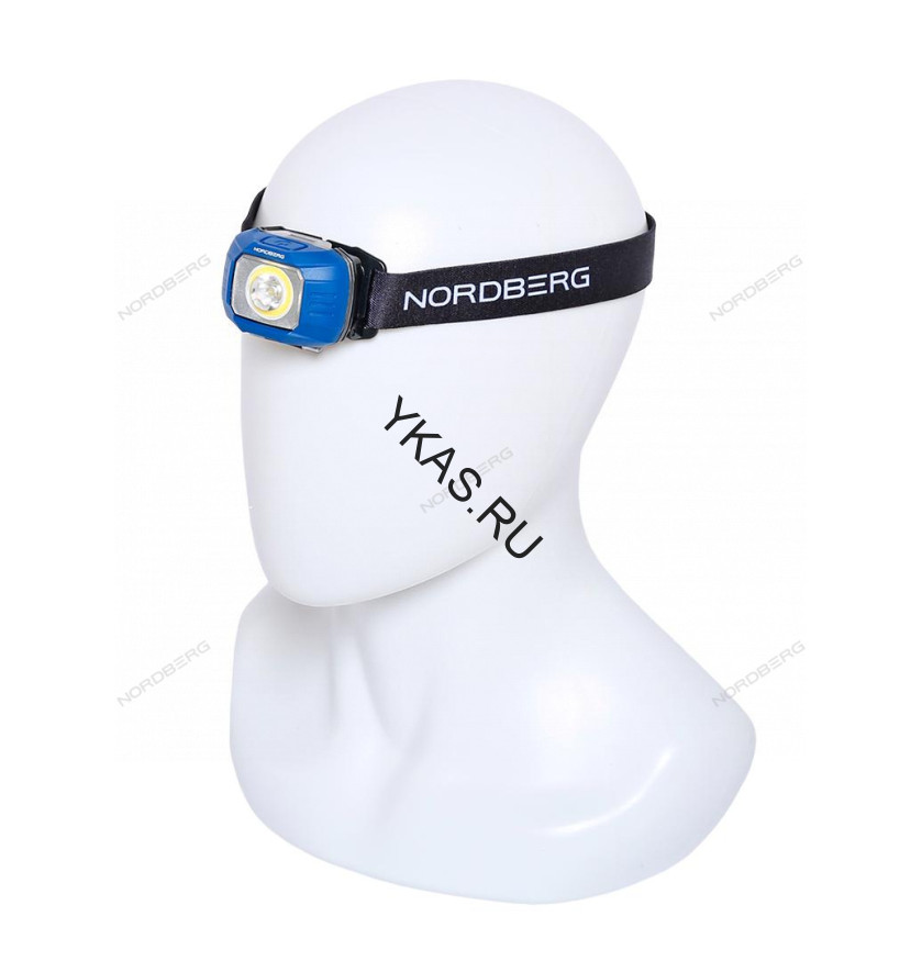 Налобный фонарь аккумуляторный светодиодный NORDBERG 1951
