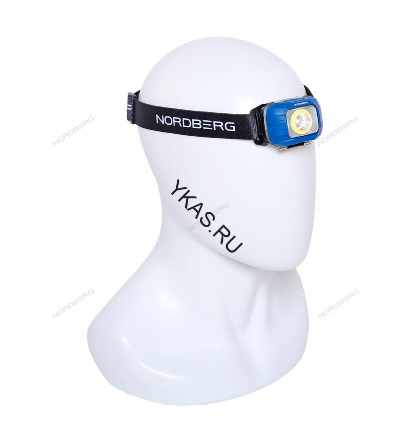 Налобный фонарь аккумуляторный светодиодный NORDBERG 1951